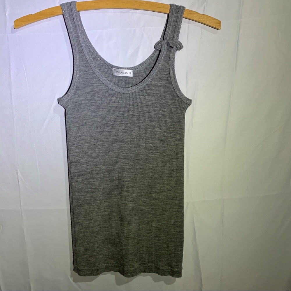Rivamonti Gray Sparkly Tank
